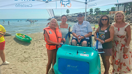 Más de 100 participantes en la jornada ‘Mediterráneo Accesible’ de COCEMFE Castelló y Asbumeca