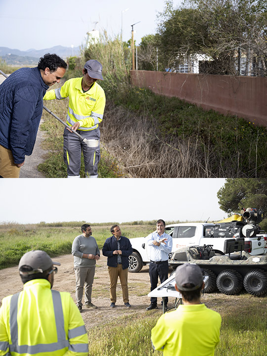 La Diputación de Castellón refuerza las actuaciones de control de mosquitos tras las lluvias y reduce notablemente la población larvaria