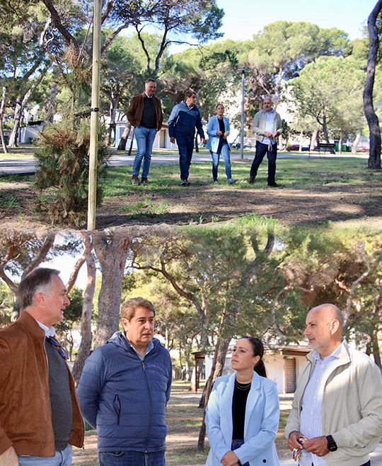 Castellón inicia los trabajos para la plantación de 50 nuevos árboles en El Pinar del Grao tras los últimos temporales de viento