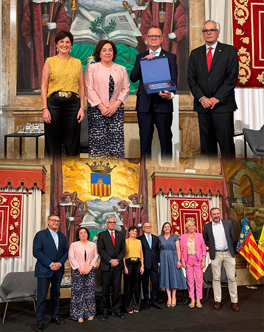  La Diputación de Castellón y el COMCAS ensalzan la trayectoria del doctor Guillermo Juan Ferrán con la entrega del Premio Doctor Enrique Boldó
