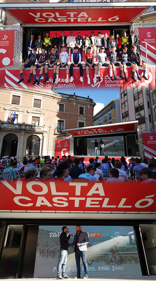 La Diputación sitúa a la provincia de Castellón en la cima del ciclismo formativo internacional con la 43.ª edición de la Volta Castelló
