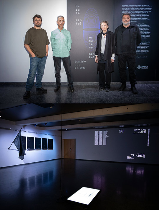 El proyecto Display de la UJI propone una experiencia audiovisual que conecta arte, naturaleza y tecnología con la exposición «Escalera Mental»