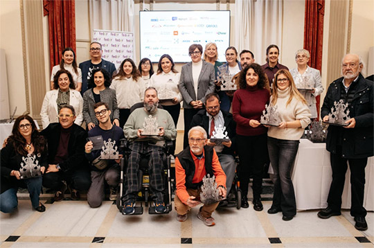 Castellón inicia los actos por el Día Mundial de las Enfermedades Raras con el reconocimiento a 41 entidades sociales en el Real Casino Antiguo