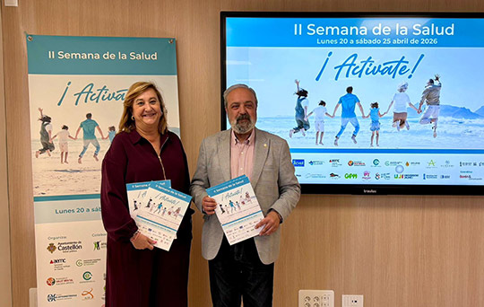 Ferrer presenta la II Semana de la Salud con 26 entidades implicadas y una agenda completa para fomentar hábitos saludables entre los castellonenses