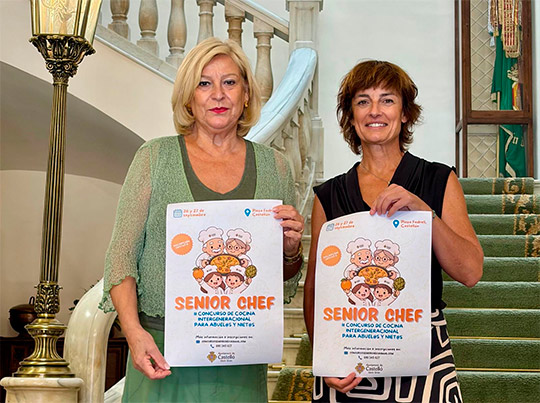 Senior Chef reúne este fin de semana a 20 parejas de abuelas o abuelos y nietos en la plaza Fadrell