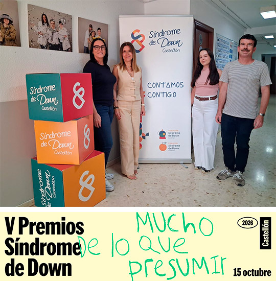 Síndrome de Down Castellón reivindica “Mucho de lo que presumir” en la quinta edición de sus Premios