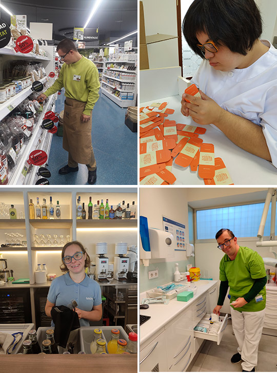 Síndrome de Down Castellón visibiliza historias reales de inclusión laboral para reivindicar el derecho al empleo de las personas con discapacidad intelectual 