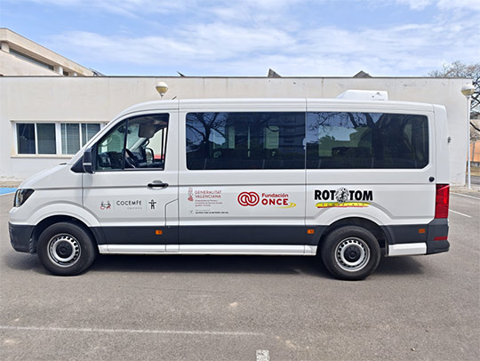 Más de 240 personas con discapacidad se benefician del servicio de transporte adaptado de COCEMFE Castelló en 2025