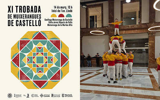 La Conlloga ha presentat l’onzena Trobada de Muixerangues de Castelló