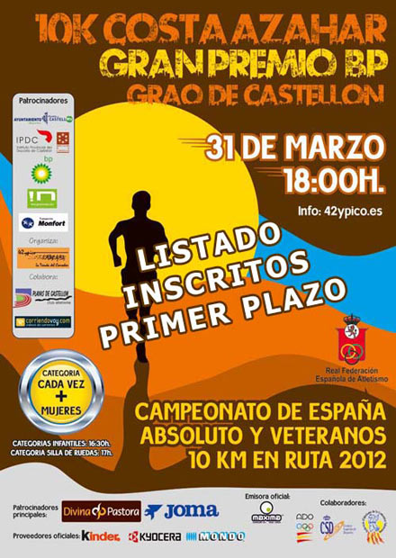 Campeonato de España 10k Costa Azahar gran premio BP Grao de Castellón