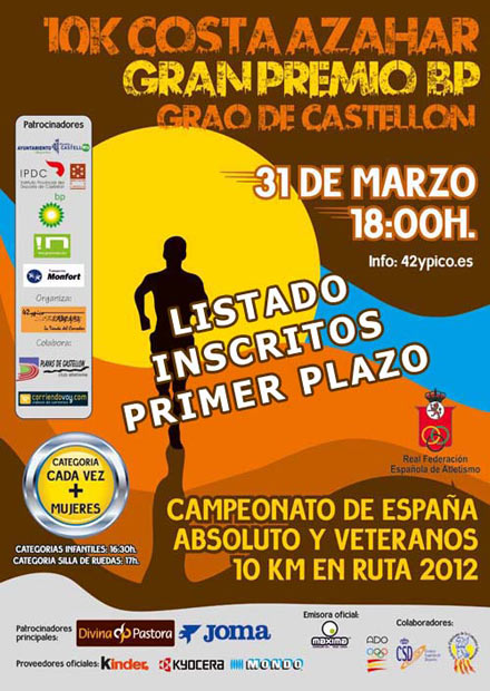 Campeonato de España 10k Costa Azahar gran premio BP Grao de Castellón Campeonato de España 10k Costa Azahar gran premio BP Grao de Castellón