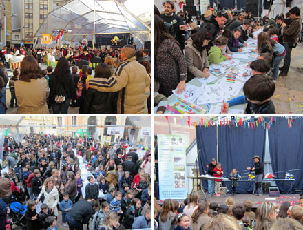 Aeropuerto de Papel y Xarxa Teatre en la tarde infantil del Rei Barbut Aeropuerto de Papel y Xarxa Teatre en la tarde infantil del Rei Barbut