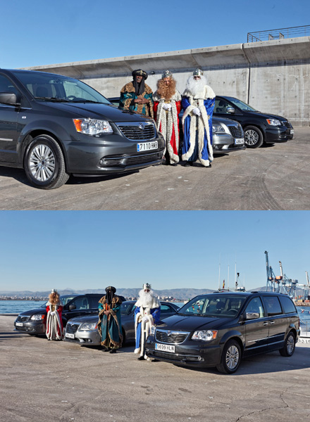 Los Reyes Magos recorren Castellón en una flota de Comauto Sport