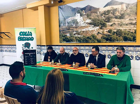 Presentación de la música en directo con la Colla Bacalao