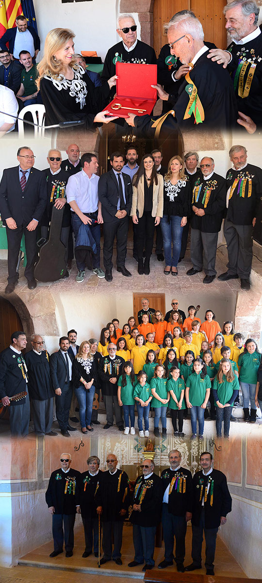 El grupo Els Llauradors, reconocido como ´Ermità de l´Any de la Magdalena El grupo Els Llauradors, reconocido como ´Ermità de l´Any de la Magdalena