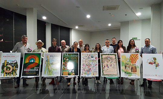 Carteles finalistas del concurso para la Magdalena 2017