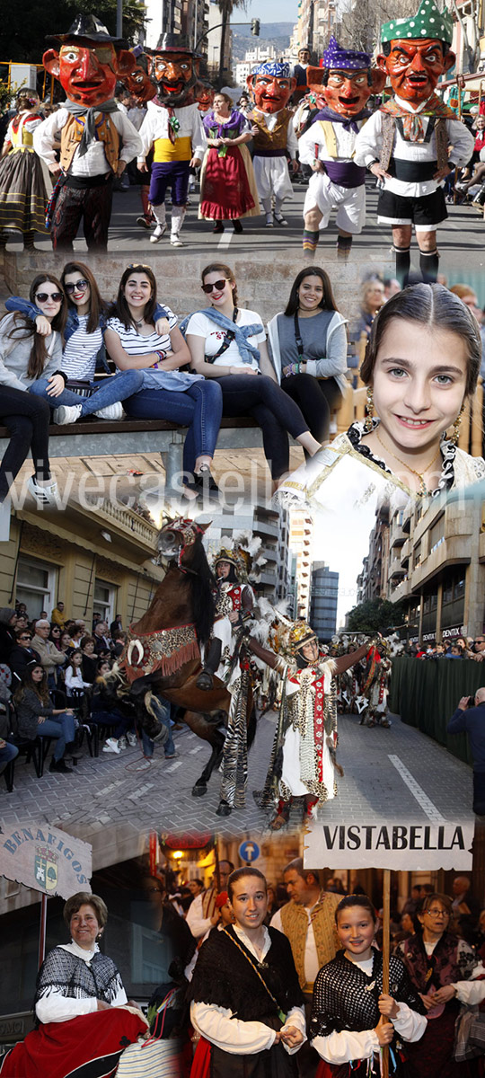 Cabalgata del Pregó de las fiestas de la Magdalena 2017