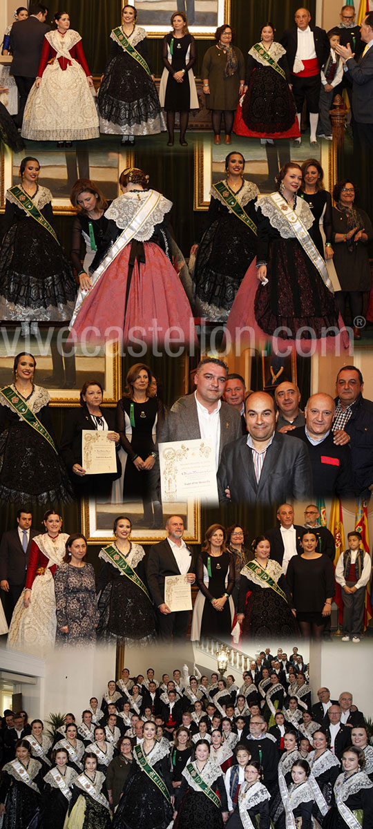 Recepción  y entrega de distinciones en el Ayuntamiento de Castellón