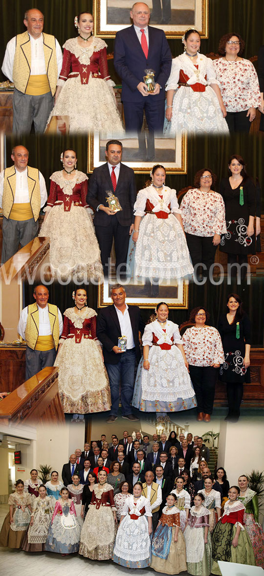 Homenaje a las empresas que patrocinan actos de las fiestas de la Magdalena