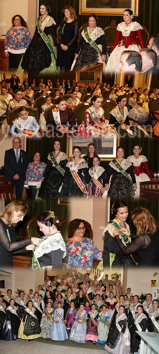 Recepción oficial a las Reinas de los pueblos de la provincia de Castellón