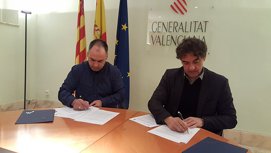 colaboración entre la Agència Valenciana del Turisme y la Federación Gestora de Gaiates de Castelló