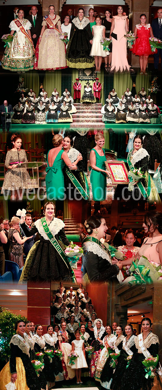 Imposición de bandas a la reina Carla Bernat y su corte de honor Imposición de bandas a la reina Carla Bernat y su corte de honor