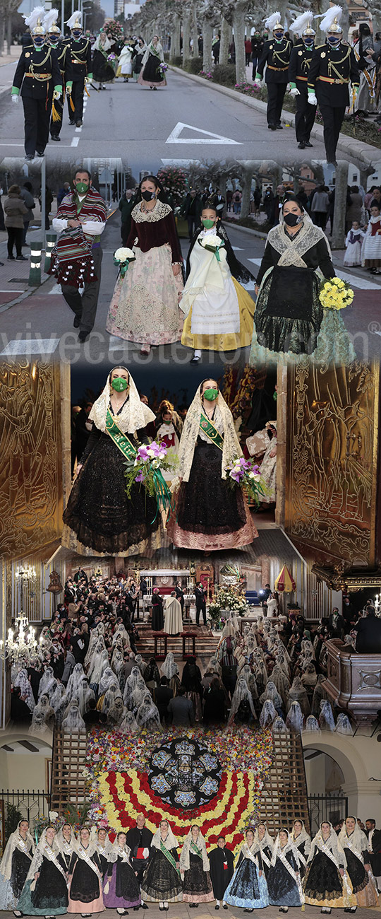 Ofrenda a la Virgen del Lledó en la Magdalena 2022 Ofrenda a la Virgen del Lledó en la Magdalena 2022