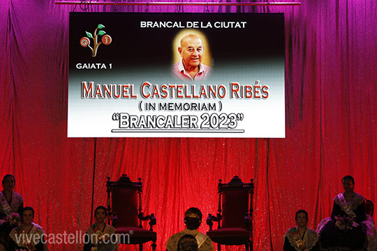  Brancaler 2023 a Manuel Castellano Ribés (in memoriam)
