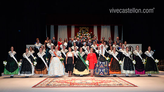  Imposición de la banda a la reina de las fiestas de la Magdalena 2024, Lourdes Climent