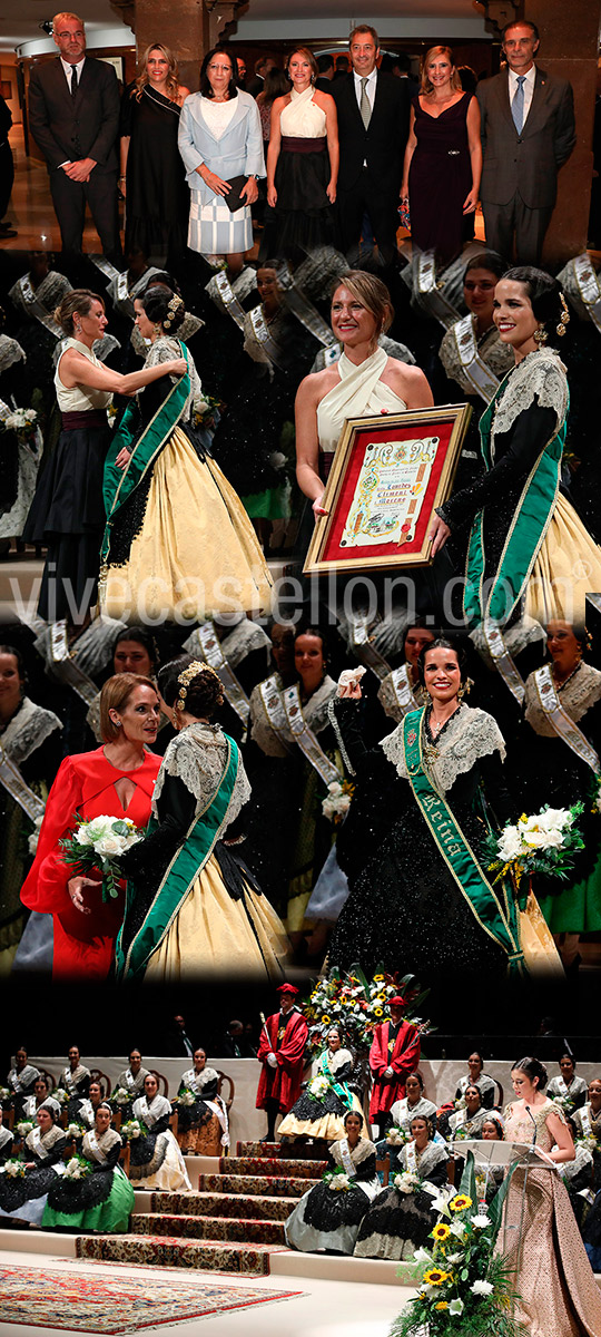  Imposición de la banda a la reina de las fiestas de la Magdalena 2024, Lourdes Climent