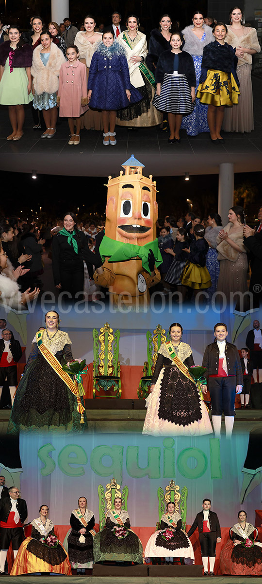 María Voltes y Leyre Salinas, madrinas de la Gaiata 15 Sequiol 