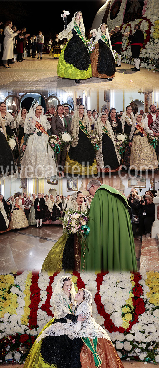 Ofrenda de flores a la patrona, la Mare de Déu del Lledó