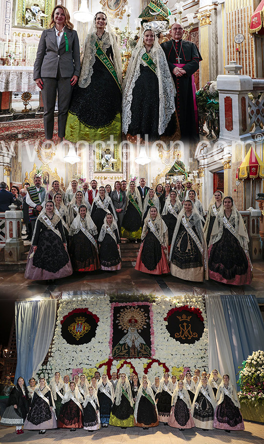 Ofrenda de flores a la patrona, la Mare de Déu del Lledó