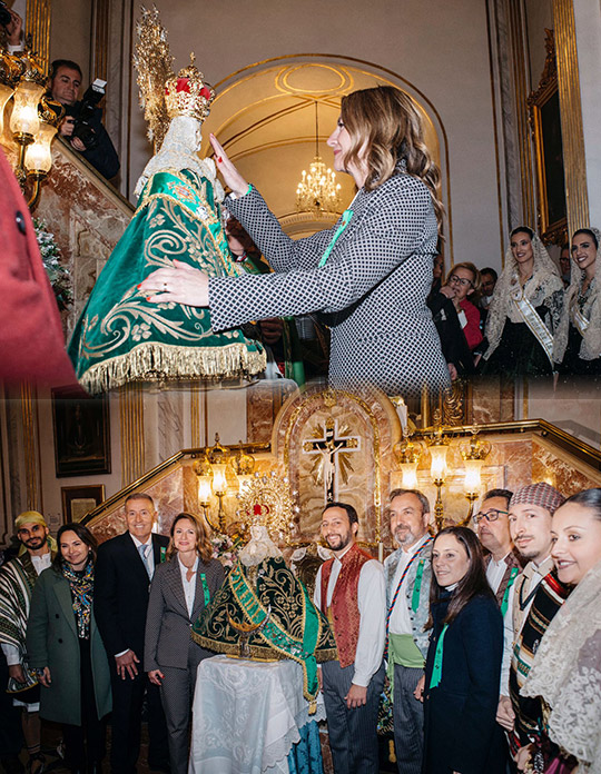 La Virgen de Lidón distinguida con el Fadrí d´Or honorífic