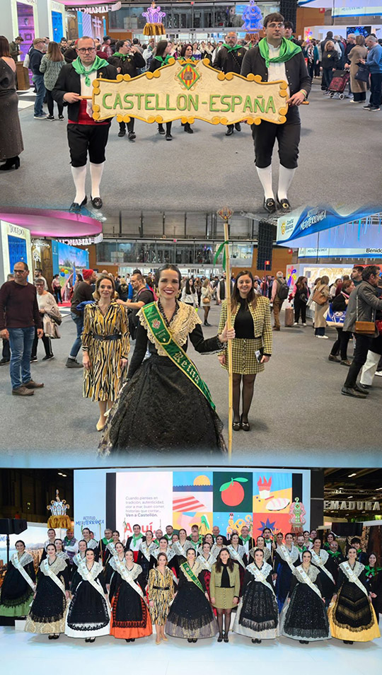 Castellón hace gala en Fitur de sus fiestas internacionales de la Magdalena