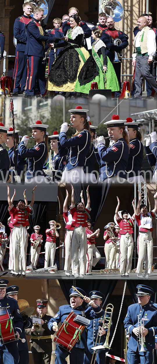 La música hace vibrar a la Plaza Mayor en el concierto final del XXXV Festival Internacional de Música de Festa