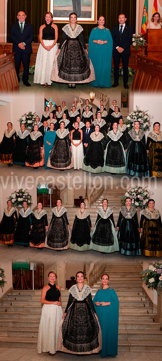  Clara Sanz recibe de la alcaldesa de Castellón la banda de Reina de las Fiestas de la ciudad 2026