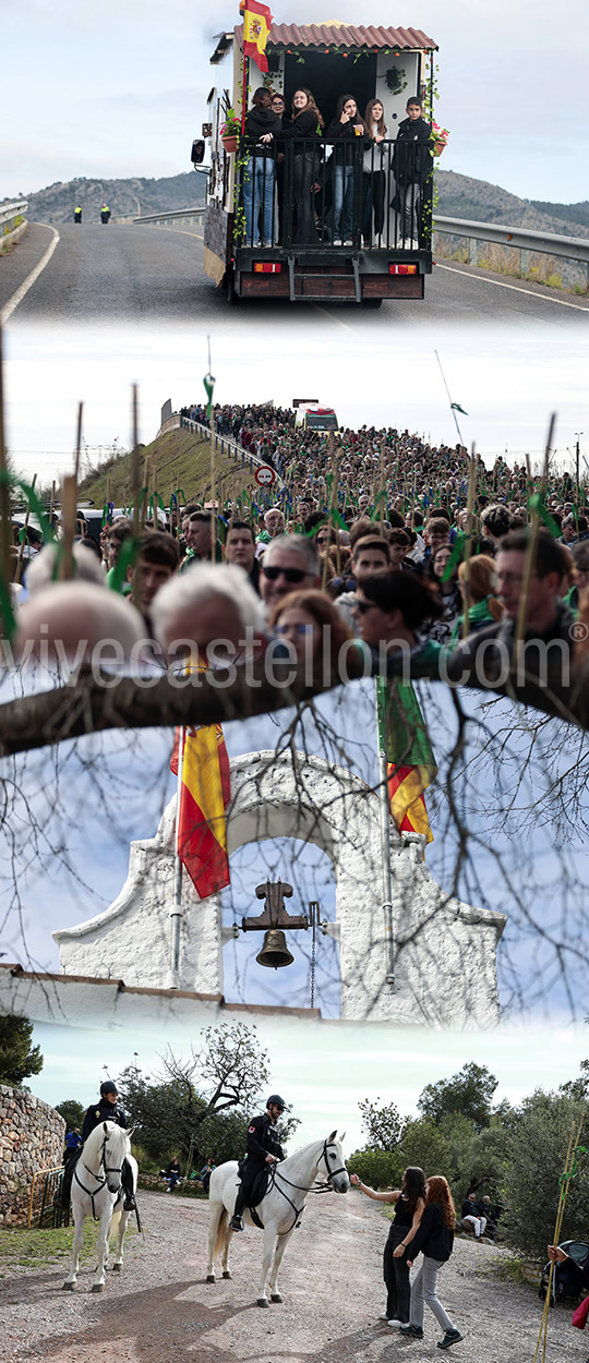 Castellón se vuelca en una multitudinaria Romería de les Canyes en una vuelta a los orígenes y la tradición 