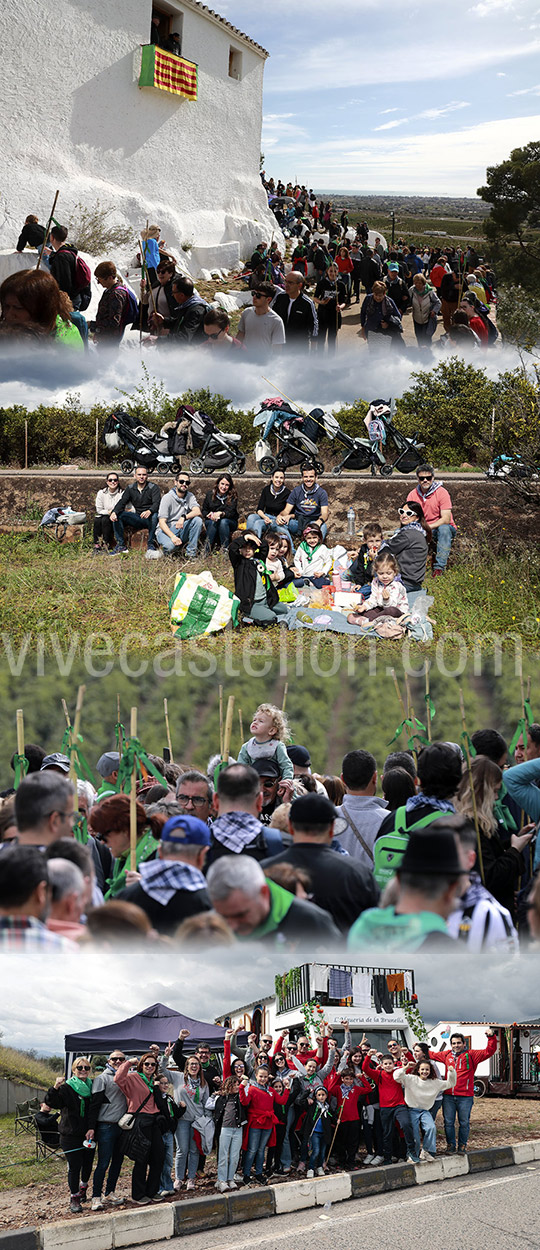 Castellón se vuelca en una multitudinaria Romería de les Canyes en una vuelta a los orígenes y la tradición 