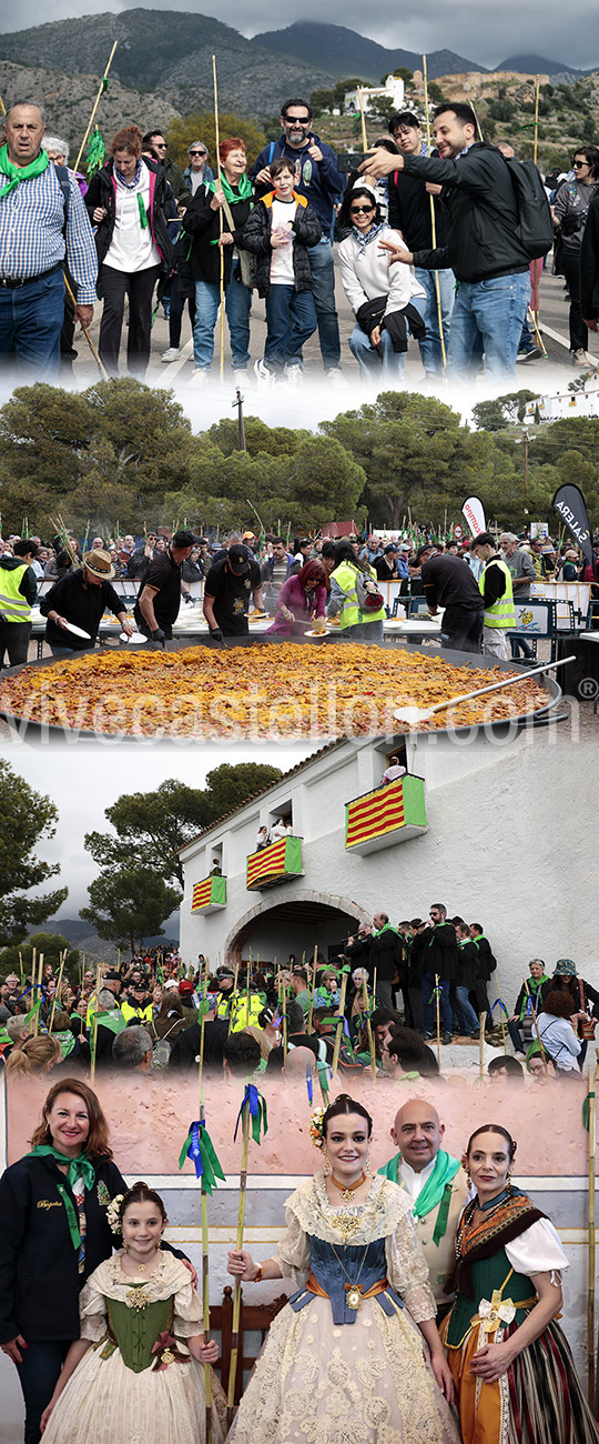 Castellón se vuelca en una multitudinaria Romería de les Canyes en una vuelta a los orígenes y la tradición 