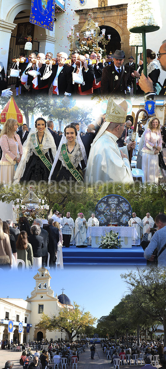 Misa pontifical en la explanada de la Basílica del Lledó