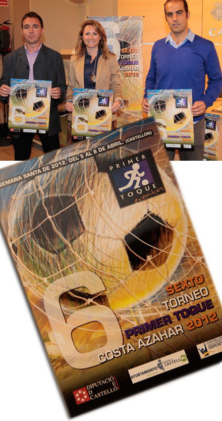 Castellón recibirá la visita de más de 3.500 deportistas y familiares con motivo de la celebración del “6º Torneo ‘Primer Toque’”de Fútbol Castellón recibirá la visita de más de 3.500 deportistas y familiares con motivo de la celebración del “6º Torneo ‘Primer Toque’”de Fútbol