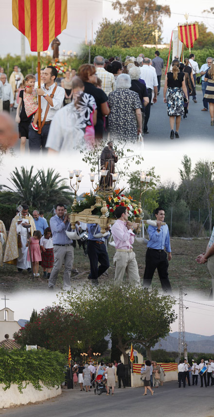 Día de Sant Francesc de la Font y su XXXV aniversario de su reconstrucción Día de Sant Francesc de la Font y su XXXV aniversario de su reconstrucción