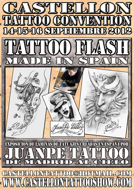 Exposición Tattoo Flash Made in Spain en la Castellón Tattoo Convention Exposición Tattoo Flash Made in Spain en la Castellón Tattoo Convention