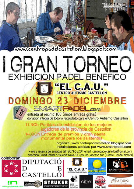 Gran fiesta Benéfica del Padel en Castellón Gran fiesta Benéfica del Padel en Castellón