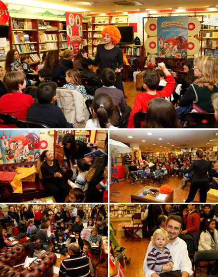 Los niños de Castellón resolvieron ayer en la librería Argot el extraño caso del Mandarina y el misterio de la sombrilla de Navidad Los niños de Castellón resolvieron ayer en la librería Argot el extraño caso del Mandarina y el misterio de la sombrilla de Navidad