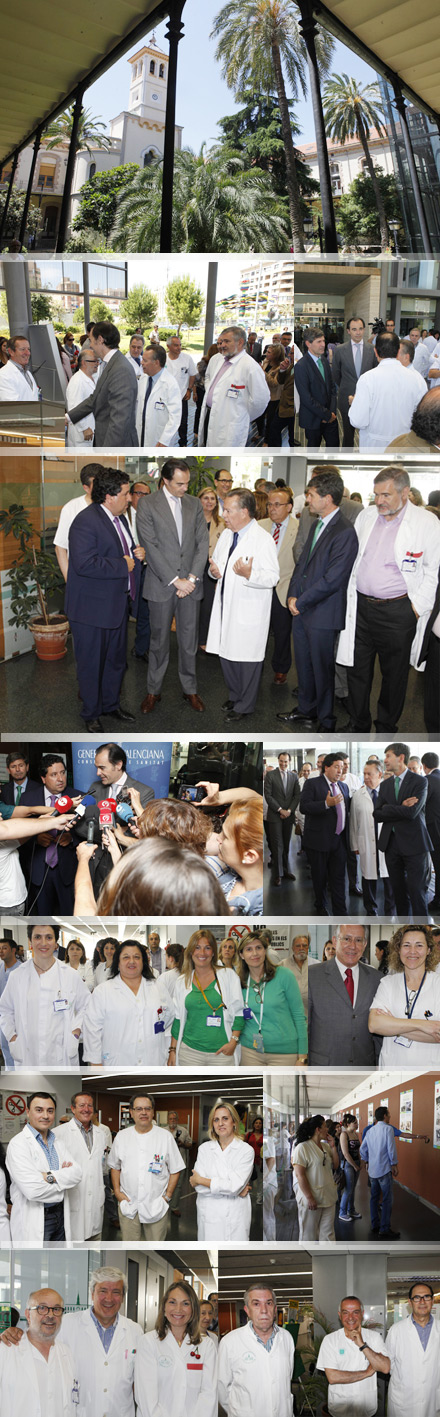El Hospital Provincial de Castellón conmemora sus 25 años de oncología con una muestra fotográfica El Hospital Provincial de Castellón conmemora sus 25 años de oncología con una muestra fotográfica