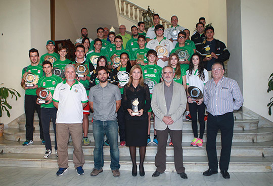 Recepción al Club de Atletismo Playas de Castellón