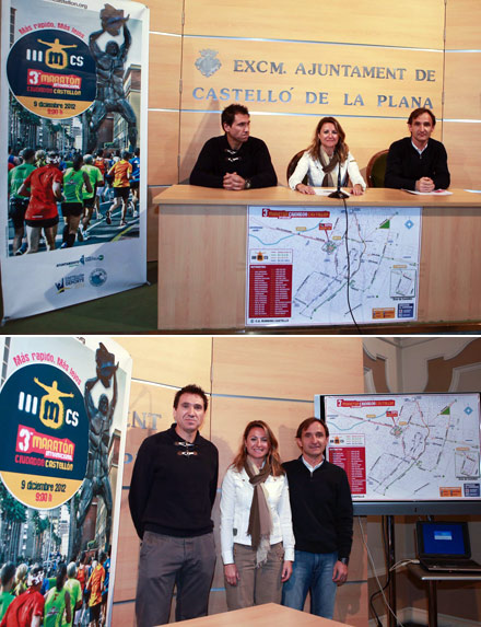 recorrido oficial de la III Maratón Internacional Ciudad de Castellón