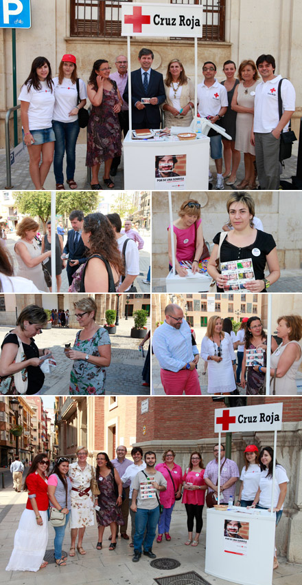visita del Alcalde de Castellón, Alfonso Bataller, al estand de Cruz Roja visita del Alcalde de Castellón, Alfonso Bataller, al estand de Cruz Roja